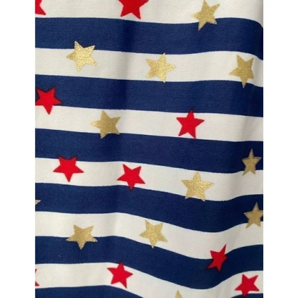 Joe boxer girls one piece red white and blue bathing suit size 12